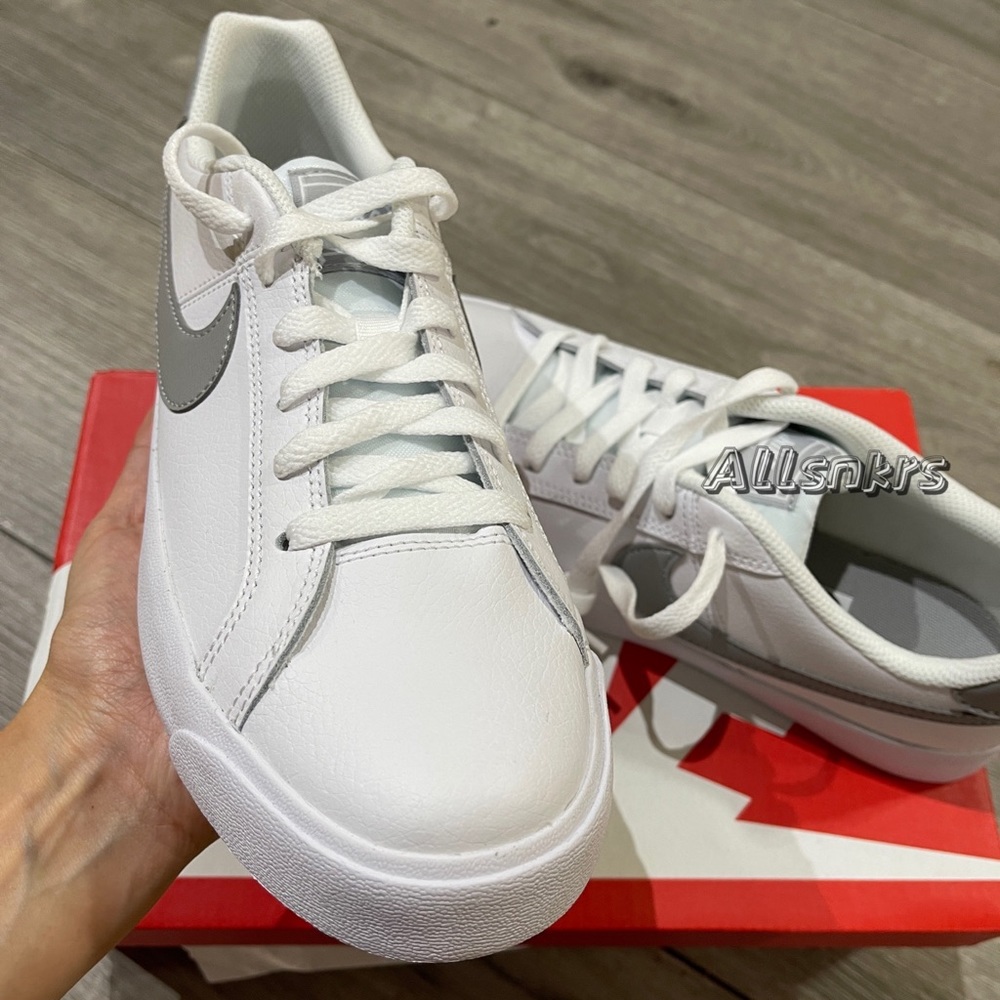 Nike Court Royale White Smoke Grey - Picture 2 of 6